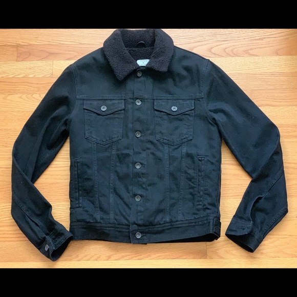 NWOT TOPMAN BORG LINED DENIM JACKET size SMALL - Picture 6 of 10